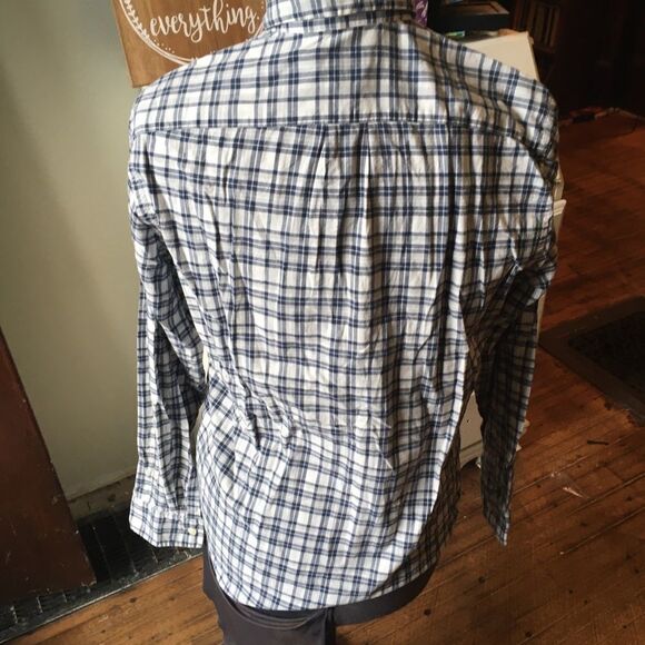 Madras shirt by J Crew plaid button down shirt - Picture 2 of 2